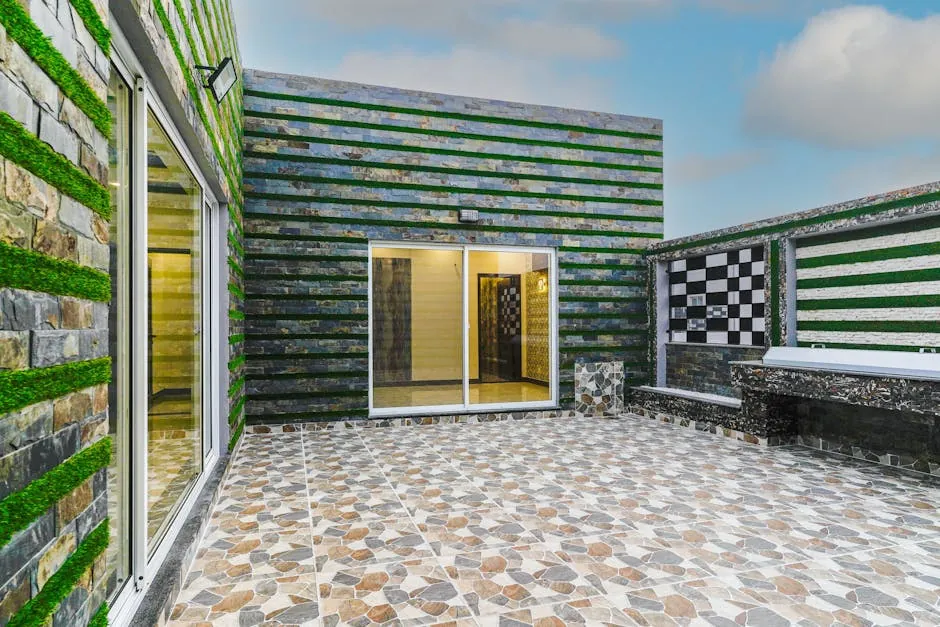 Carrelage exterieur pose par CG Creation a Montpellier